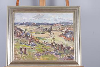 ROOS, ALEXANDER, olja på pannå, 2 st, sign.