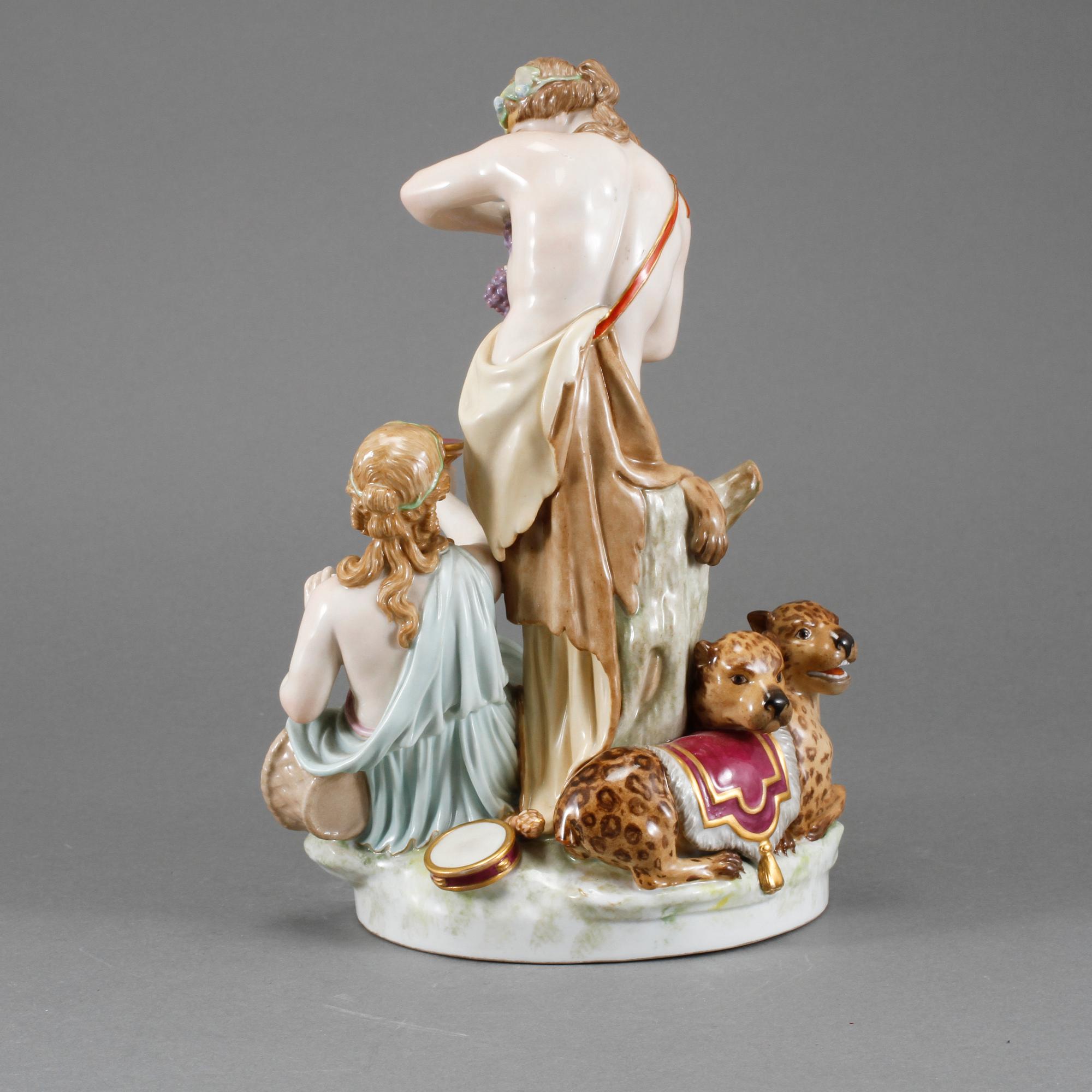 FIGURIN, porslin, KPM, Berlin, omkring sekelskiftet 1900.