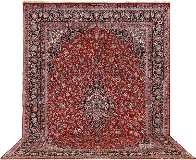 Matta, Keshan Signerad, ca 459 x 316 cm.