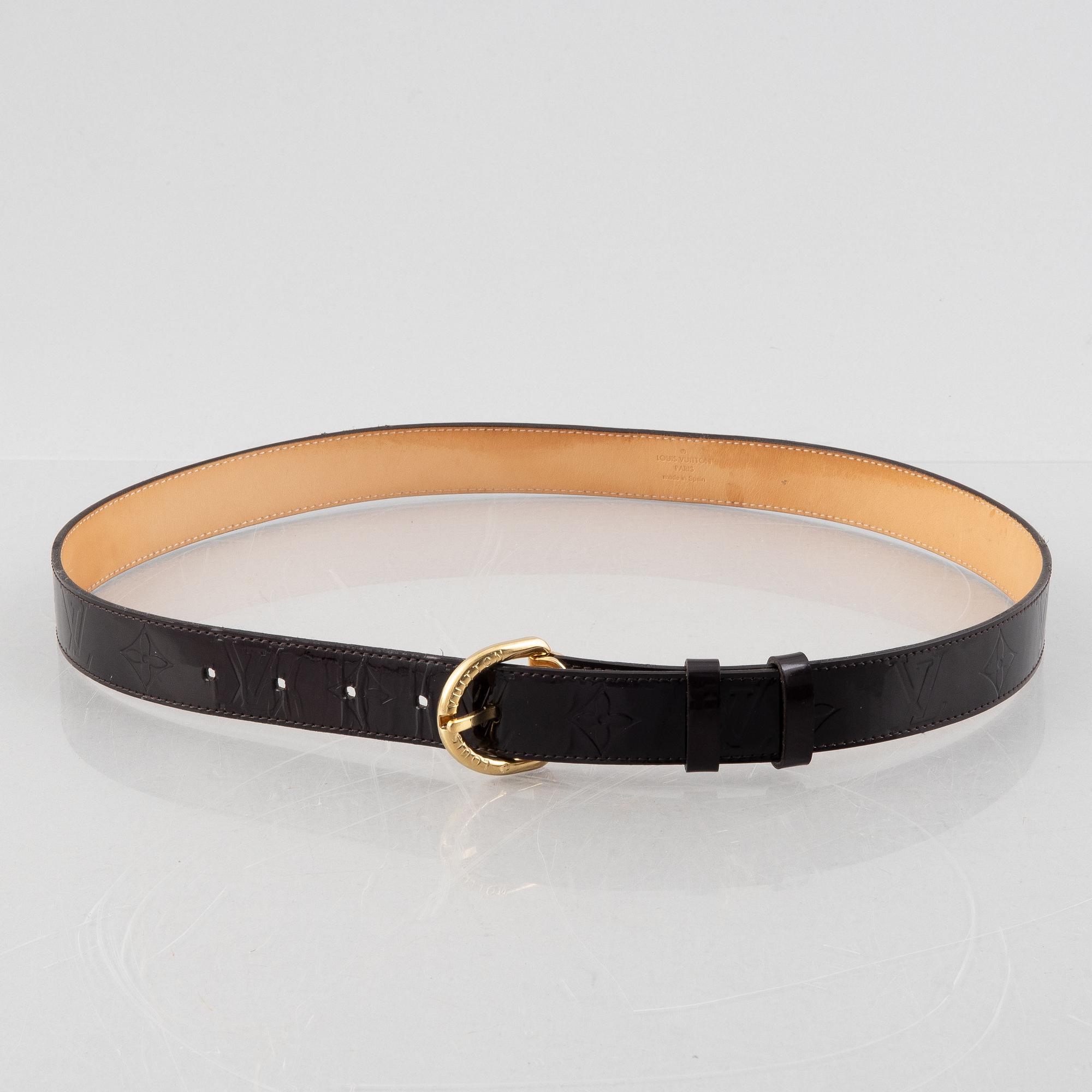 Louis Vuitton, a belt, size 90/30, 2009.