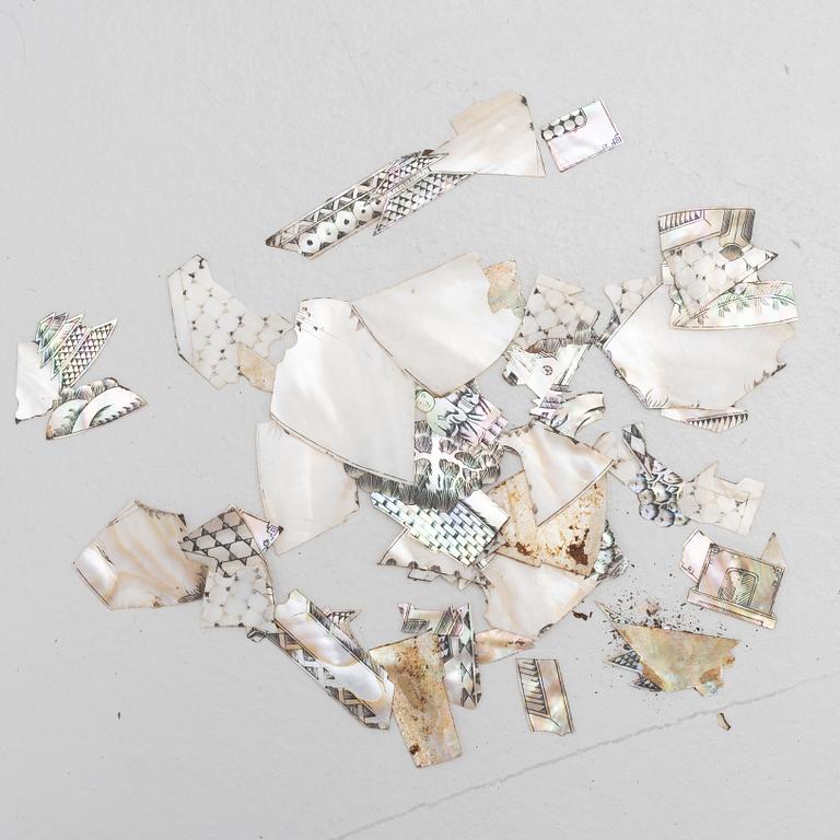 Satsbord, 4 delar, Kina, 1900-talets första hälft.