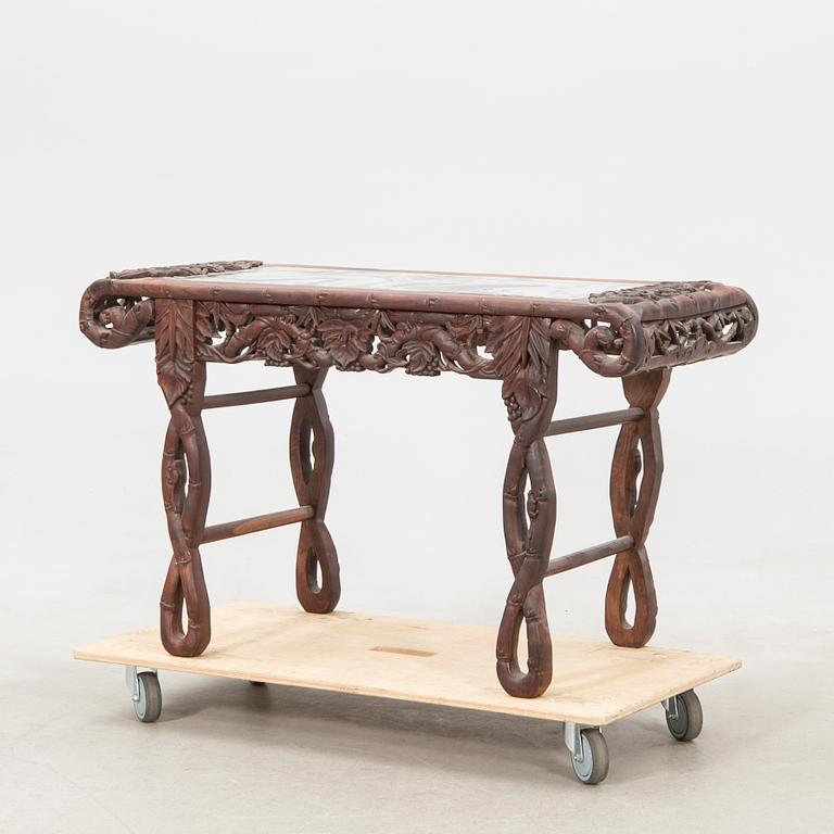 A Chinese hardwood altar table / sideboard, first half of the 20th century.