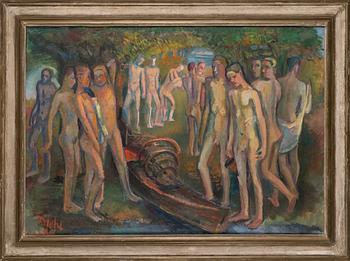 Gösta Diehl, Boys on the shore.