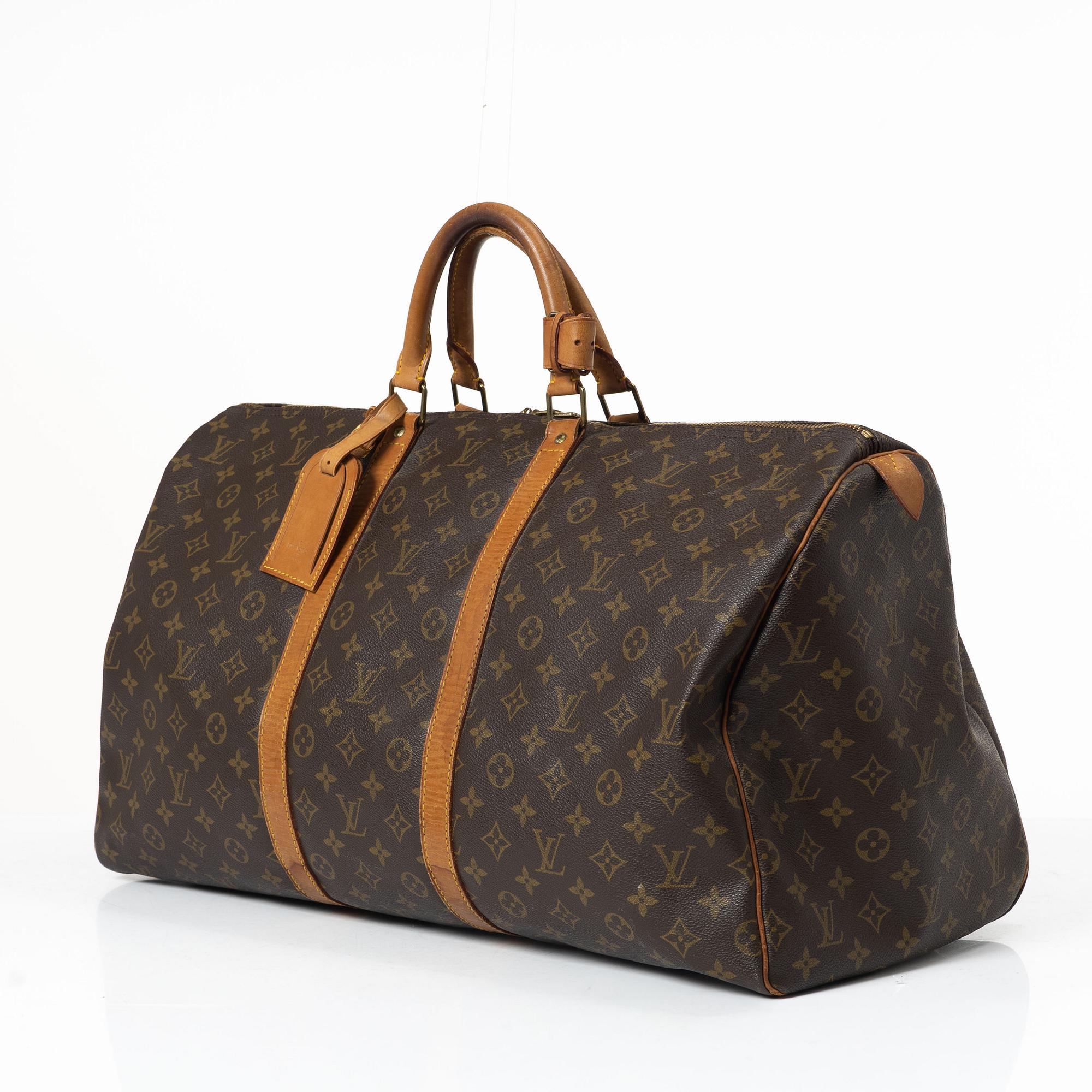 Louis Vuitton, weekend bag, “Keepall 60”.