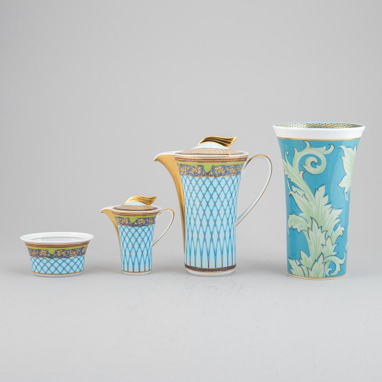 Versace for Rosenthal, 4 pieces. 'Ikarus Russian Dream' and 'Arabesque'.