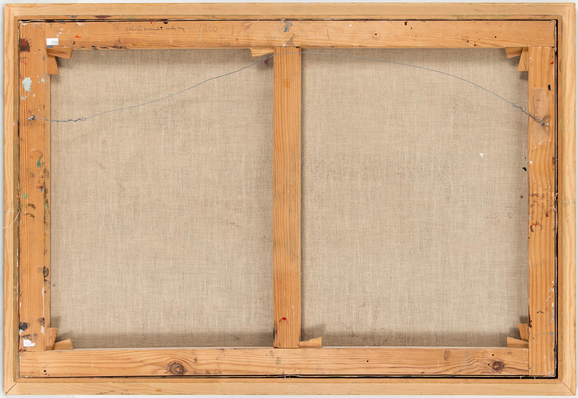 STEN-BIRGER RUDNÄS, mixed media, signed.