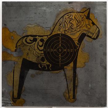 Peter Johansson, "The final solution to the problem of sculpture", polyptyk, 16 delar.