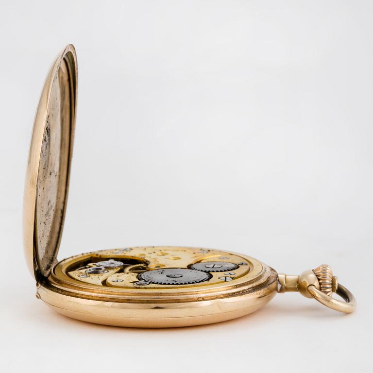 OMEGA, pocket watch, 51,5 mm, hunting case,