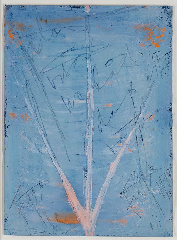 EDDIE FIGGE, gouache on paper, signed and dated 1970.