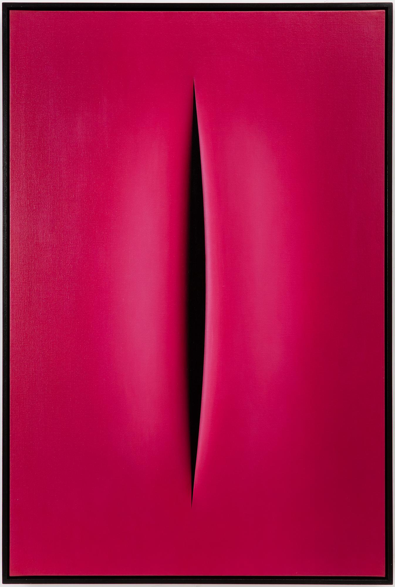Ralf Arzt, "Trompe l'oeil Hommage à Fontana 2.0 VI".