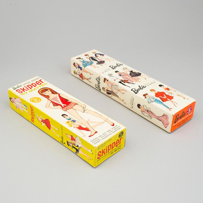 BARBIEDOCKOR, 6 st, Mattel, 1960-tal.