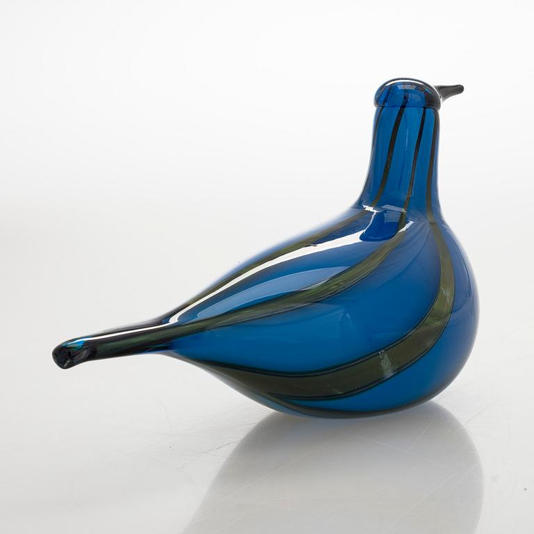 Oiva Toikka, a glass bird, Bulrush Curlew (Taivaanvuohi) 2004–2008, signed O. Toikka Nuutajärvi.