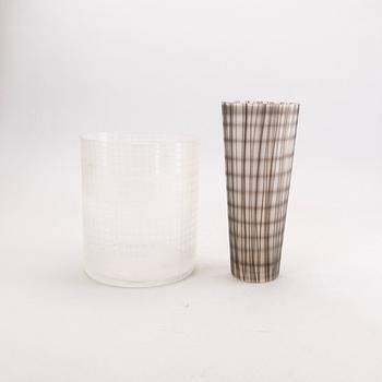 Ingegerd Råman, vaser 2 st Orrefors en signerade.