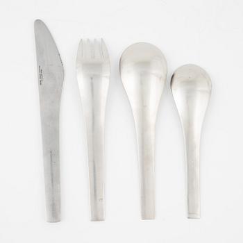 Svend Siune, a 39-piece stainless steel cutlery, design No 305, Georg Jensen, Denmark.