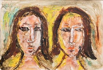 JAAKKO LEPPÄNEN, sekatekniikka, signeerattu ja päivätty -69.