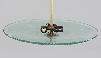 TAKLAMPA, 1930/40-tal, höjd ca 52 cm.