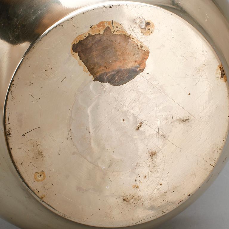 SKÅL, silver, Assay, egypten 1938/39. Vikt 1087 gram.