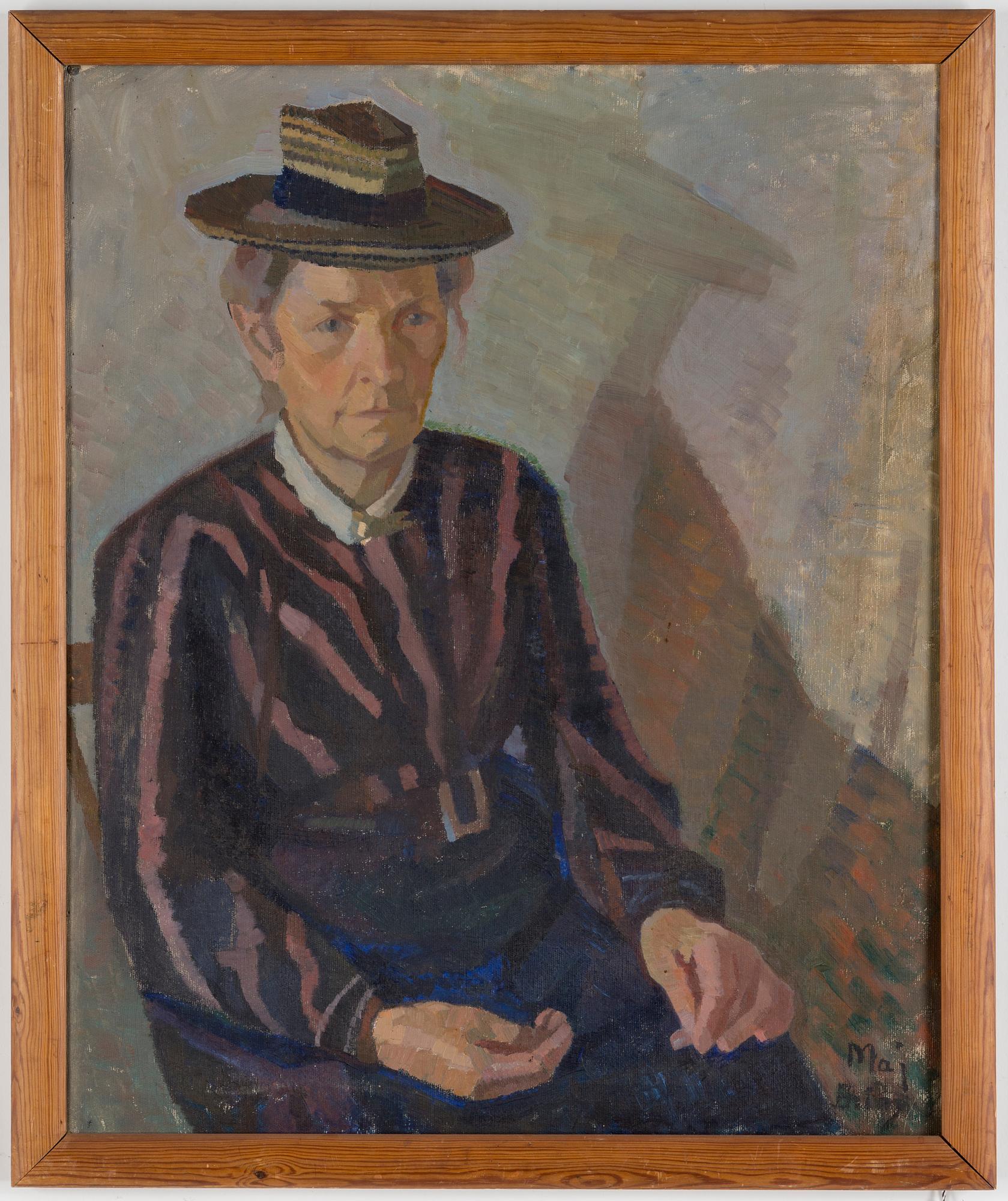 MAJ BRING, oil on canvas, signed Maj Bring.