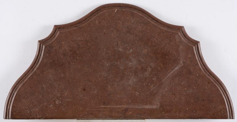 Konsolbord, troligen Danmark, 1700-talets andra hälft, Rokoko.