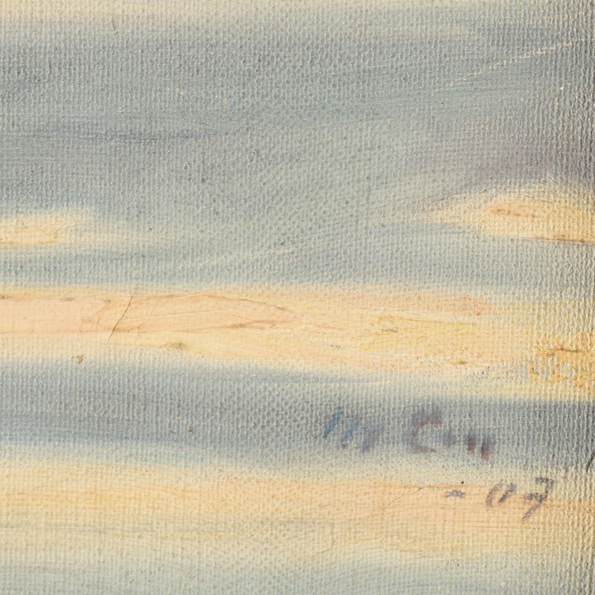 Marcus Collin, oil on canvas, signed and dated 1907.