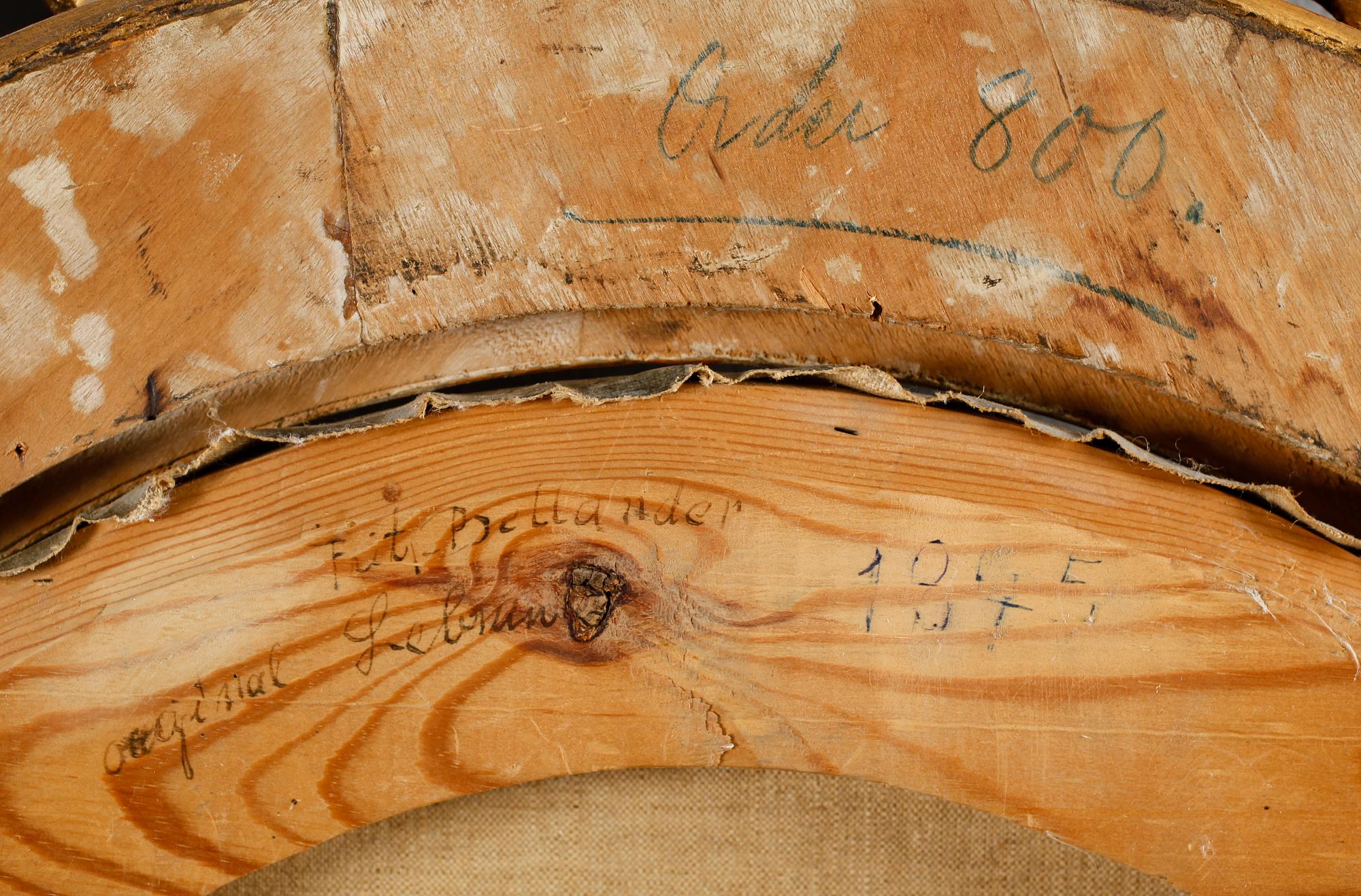 OKÄND KONSTNÄR, kopia efter le Brun, olja på duk, sekelskiftet 1900.