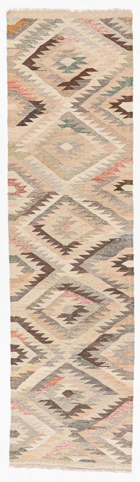 A Kilim runner, c. 290 x 80 cm.