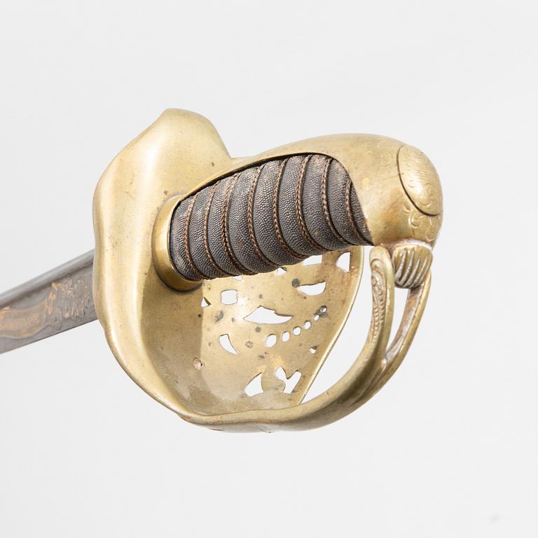 Sabel m/1859 för officer vid Infanteriet.