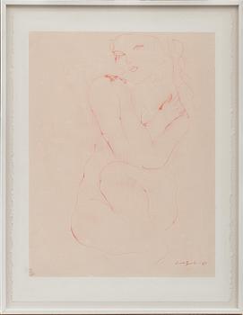 ANNE GRETE ANSHELM, teckning signerad och daterad -69.