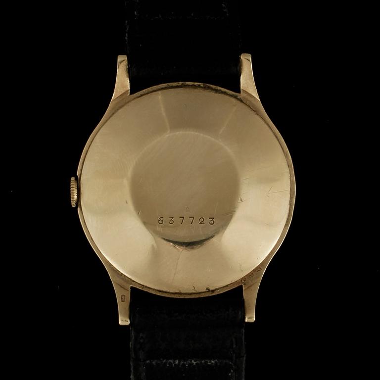 ARMBANDSUR, 18 k guld. Jaeger-LeCoultre, omkring 1900-talets mitt.