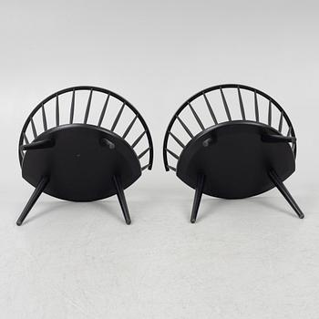 Yngve Ekström, chairs, a pair of 'Arka' chairs, Stolab.