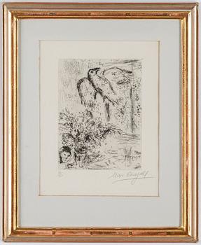 MARC CHAGALL, etching, signed and numbered 35/50.