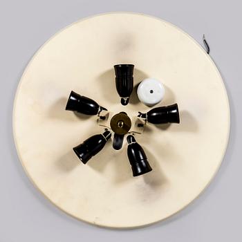 Lisa Johansson-Pape, a mid 20th century '71-001/5' ceiling lamp for Orno, Finland.