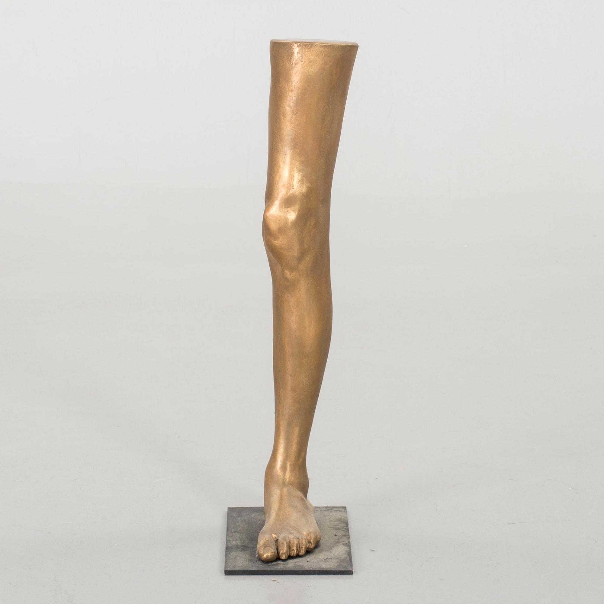STURE JOHANNESSON,  bronsskulptur, "I Set My Foot in Aarhus – Again!" 2014.