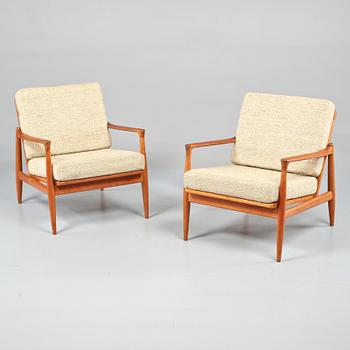 FÅTÖLJER, ett par, Danmark, 1960-talets.