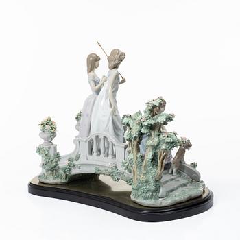 Marco Antonio Noguerón, figurine, "Bridge of Love", Lladró, Spain.