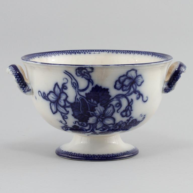 HÄNKELSKÅL, flintgods, "Krasse", Gustavsberg, omkring 1900.