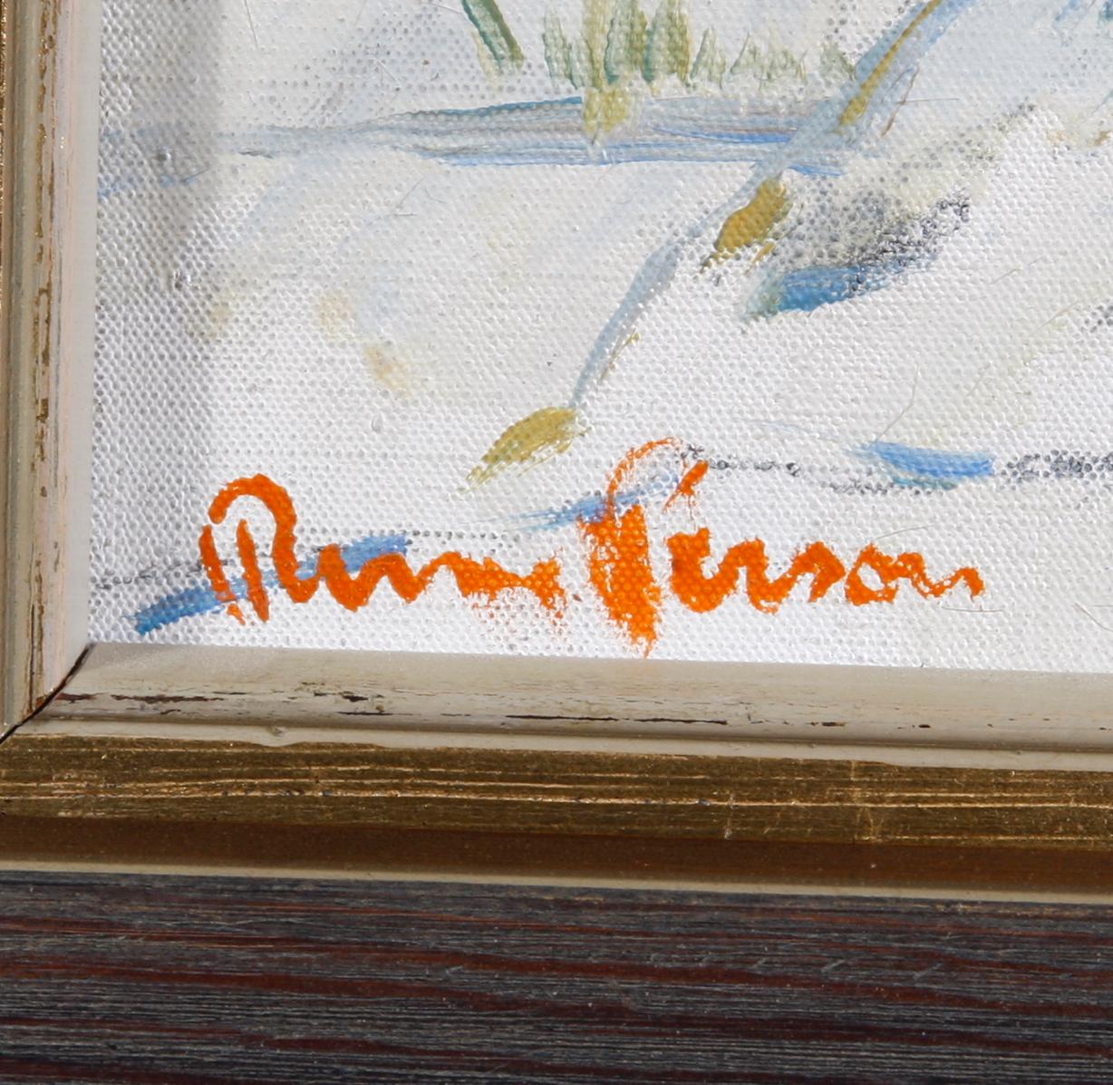 PERSON, RUNE. Olja på duk. Sign.