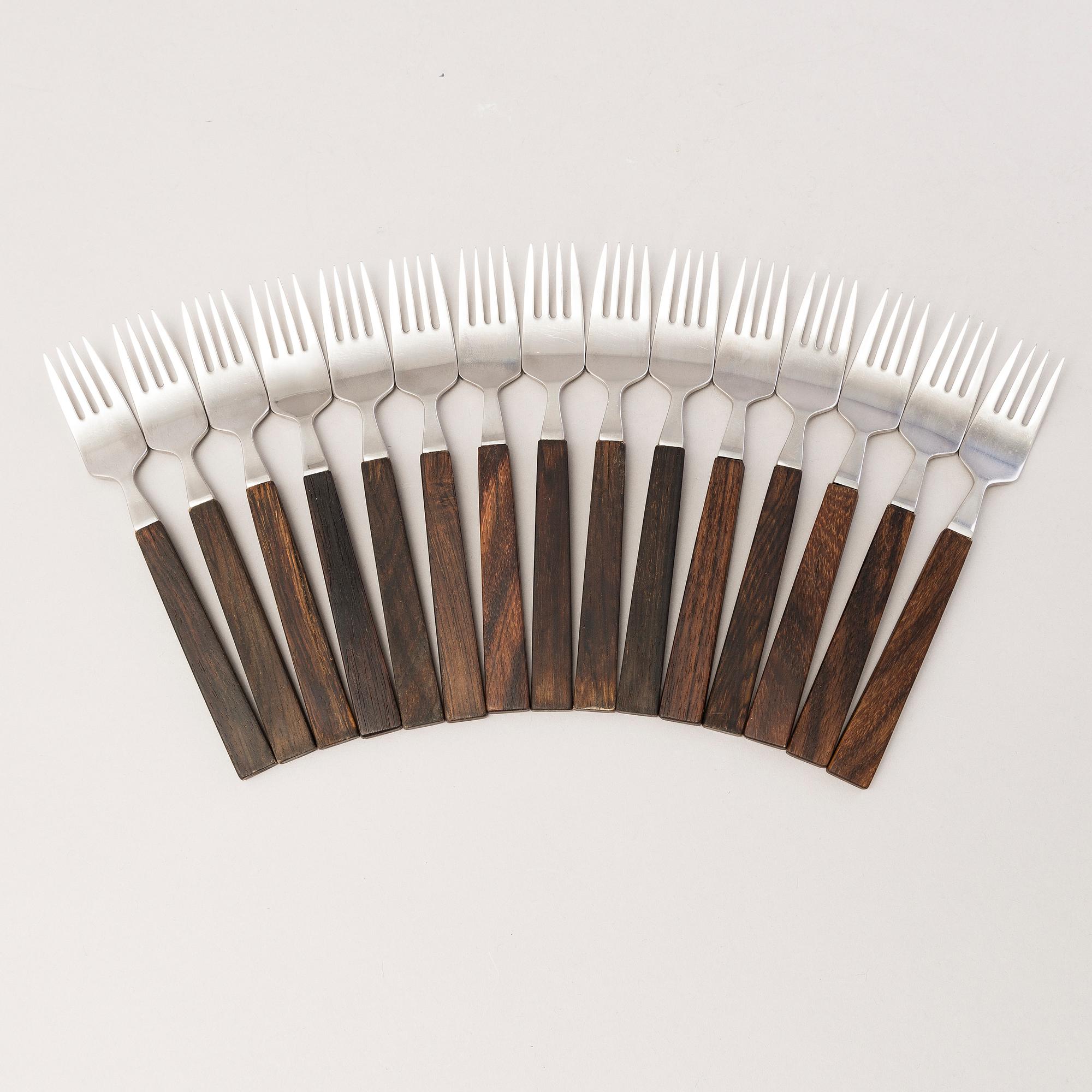 BERTEL GARDBERG, A 45-piece set of "Triennale" cutlery for Fiskars and Hackman, Finland.