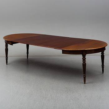 MATSALSMÖBEL, 7 delar, 1800-tal.