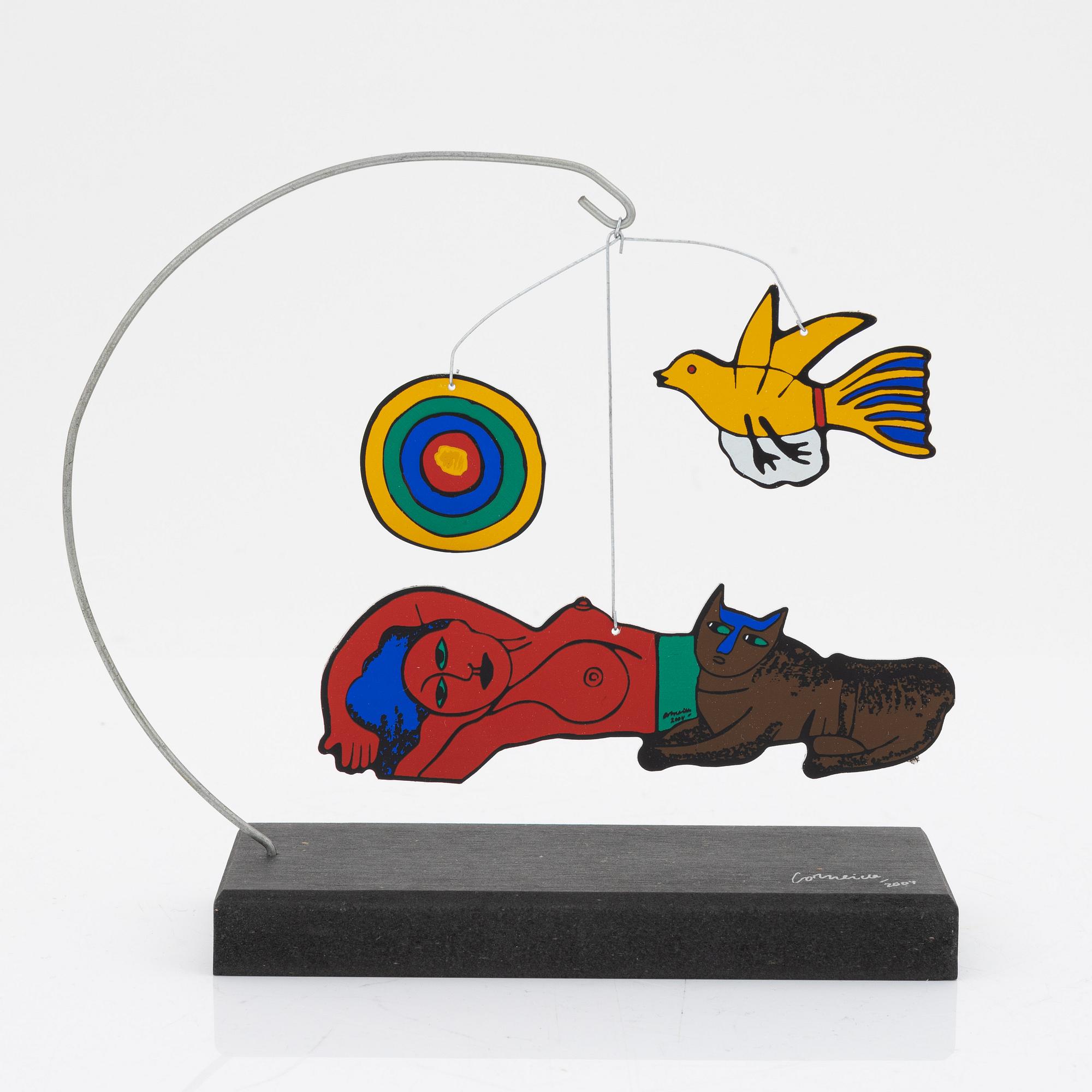 Beverloo Corneille, multipel, mobil, 2004, signerad 278/600.