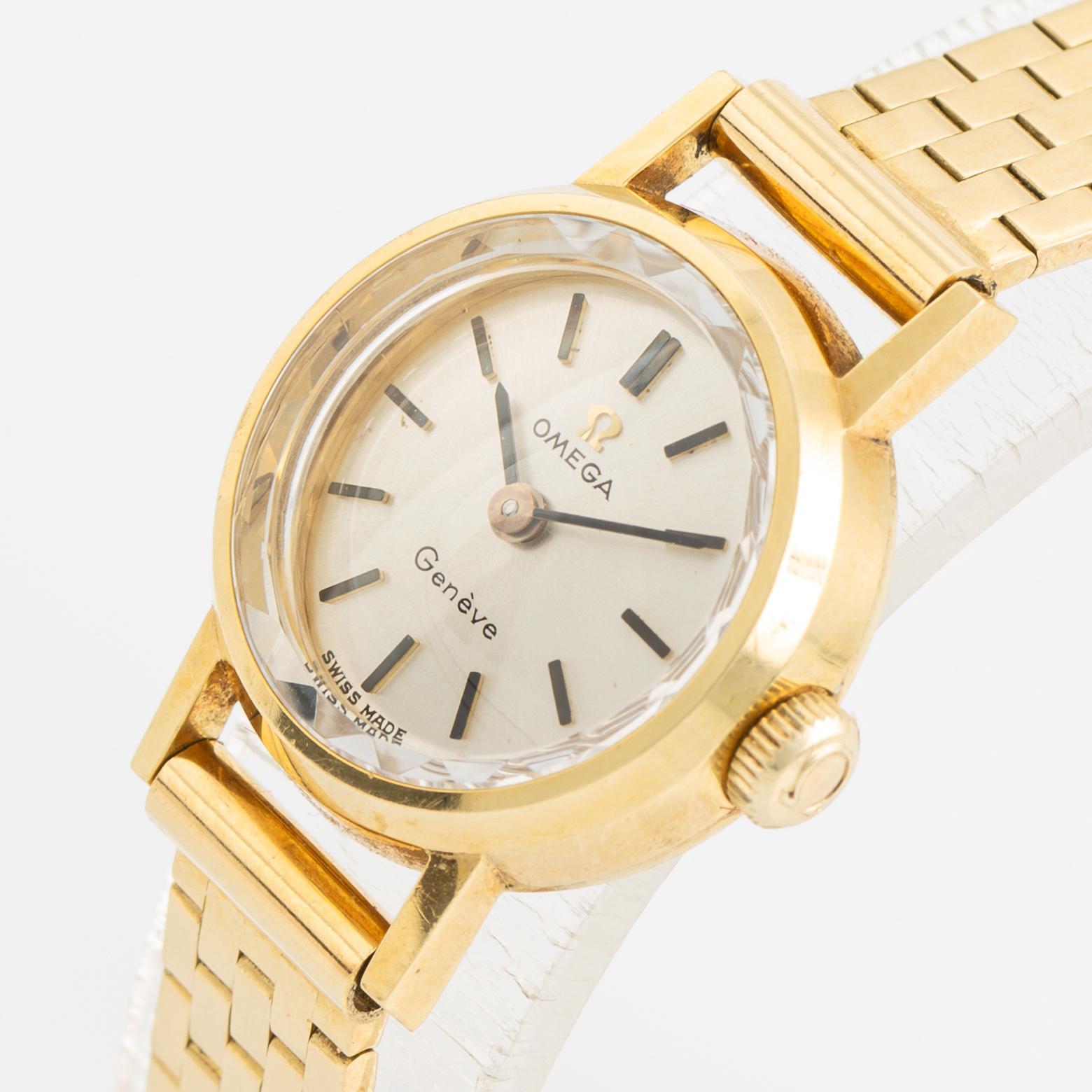 Omega, armbandsur, 19 mm.