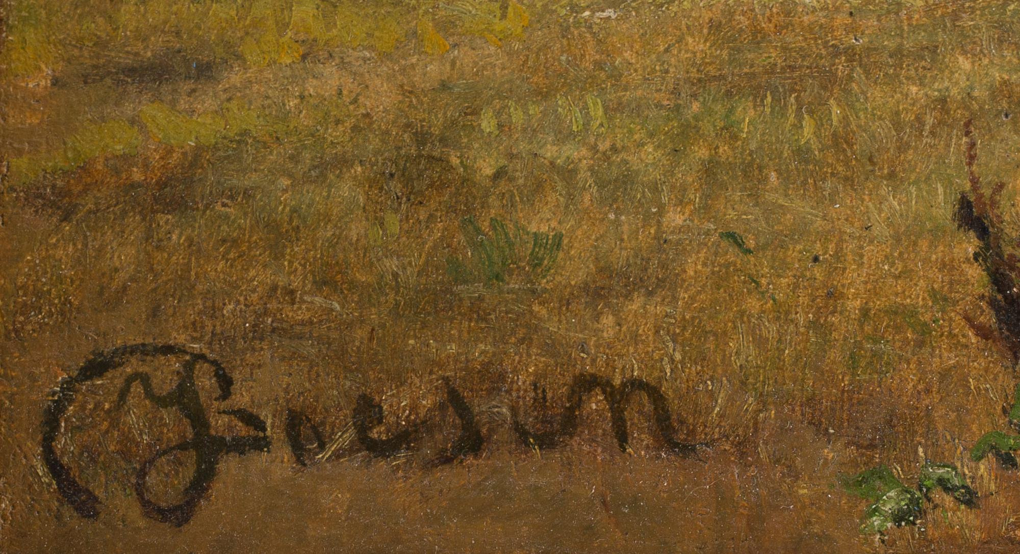 JOHANNES BOESEN, olja på duk, signerad.