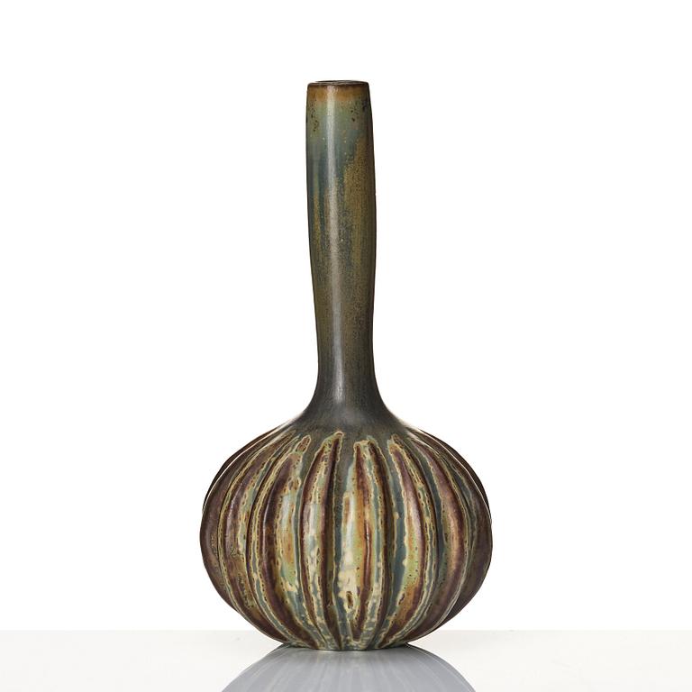 Axel Salto, a stoneware vase, Royal Copenhagen, mid 20th century.