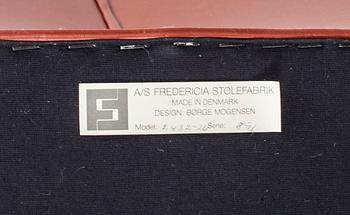 FÅTÖLJ. Börge Mogensen för Fredericia Stolefabrik, modellnummer 2431.