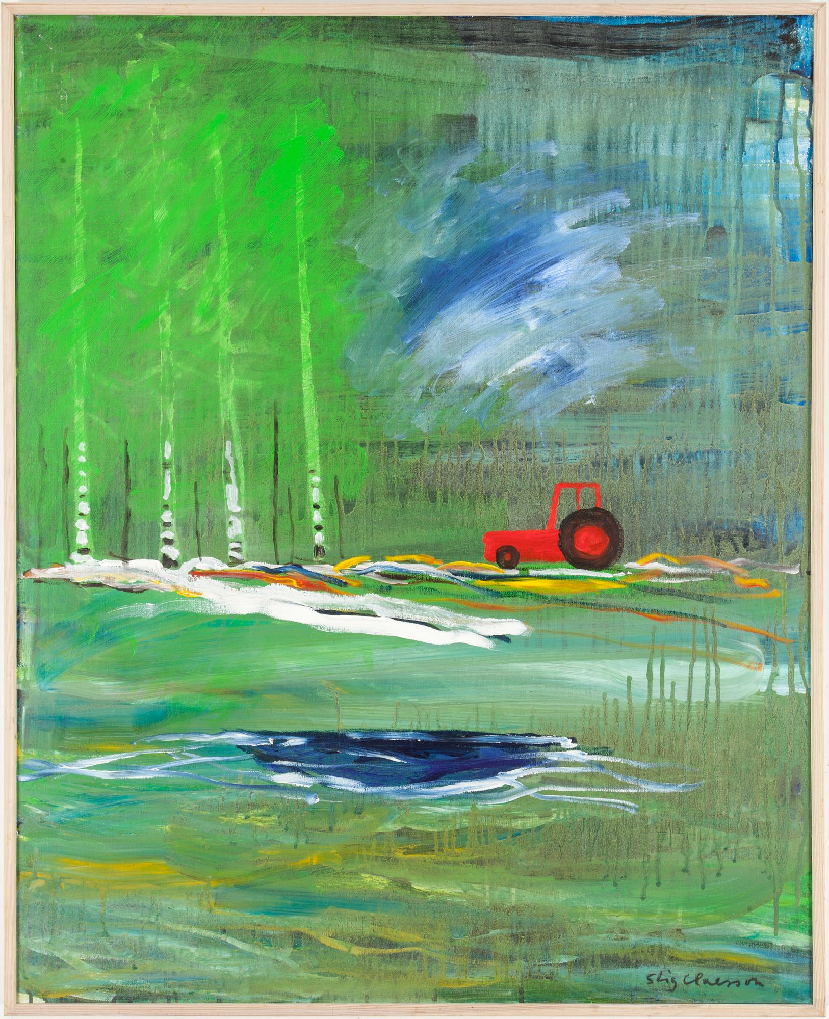 STIG CLAESSON, olja på duk, signerad Stig Claesson.