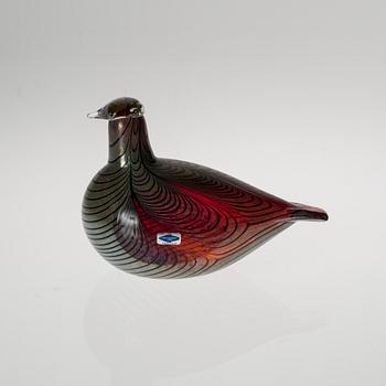 FIGURIN, glas, signerad O. Toikka, Nuutajärvi.