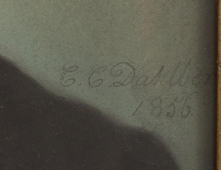 CARL CONRAD DAHLBERG, pastell, signerad och daterad 1856.