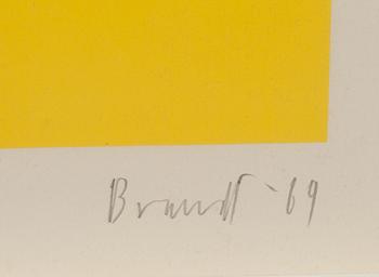 ANDREAS BRANDT, litografi, signerad, daterad -69 och numrerad 24/40.