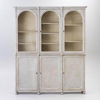 Display cabinet/Bookcase, late 19th century.