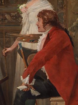 Georges Jules Cain, Framför staffliet.